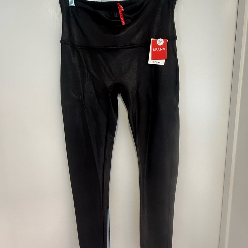 SPANX Faux Leather Leggings